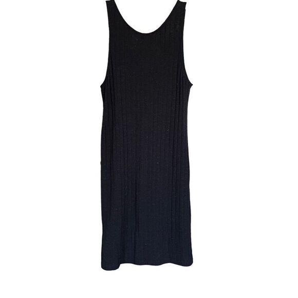 H&M Divided Black Rib Knit Bodycon Dress | 10 - Picture 2 of 3